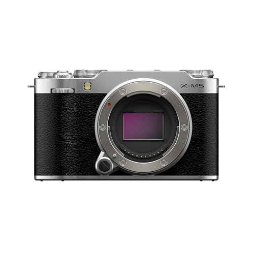 Fujifilm X-M5 26.1MP APS-C X-Trans CMOS 4|Retro Style mirrorless Compact Travel Camera|6.2k vlogging|High Speed Recording FHD 240fps|Advance AF for