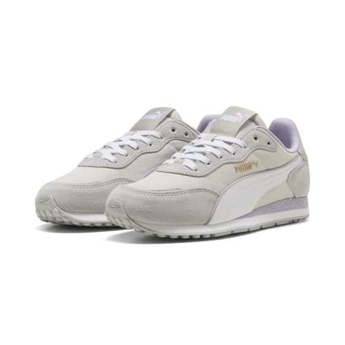 🔥 STARKER PREIS (-44%) Puma ST Miler Rose Damen-Sneaker, cool, hellgrau, weiß-lila, Crush, 7 UK