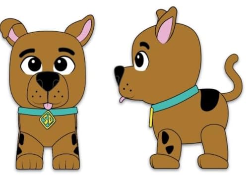 Jazwares Warner Bros. 8-Inch Scooby-Doo Plush - Super-Soft and Huggable Plush Toy - Official Licensed Plush - for All Ages