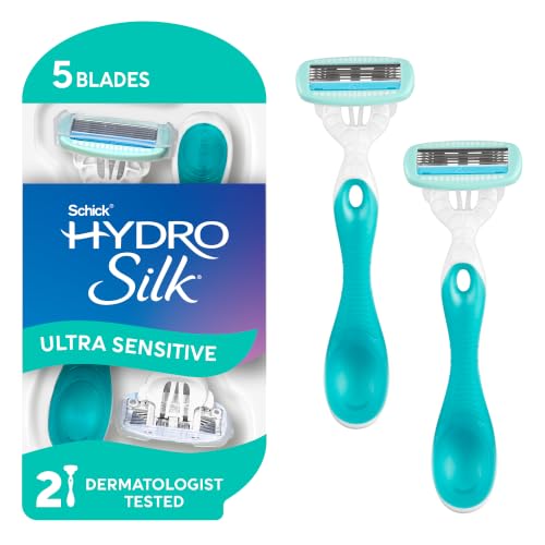 Schick Hydro Silk Ultra Sensitive 5-Blade Razor 2-Pack for $3.49 via Sub. & Save + free shipping w/ Prime