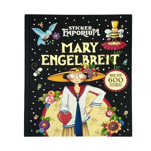 Sticker Emporium Mary Engelbreit: 500+ Exquisite Vintage Stickers for Scrapbooking, Journaling, Planners & Calendars and More - Includes 100 Pattern Pages for Crafts or Scrapbooking