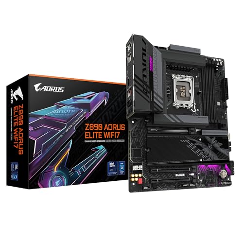 GIGABYTE Z890 AORUS Elite WIFI7 Intel Core Ultra (Series 2) LGA 1851 Motherboard, ATX, DDR5