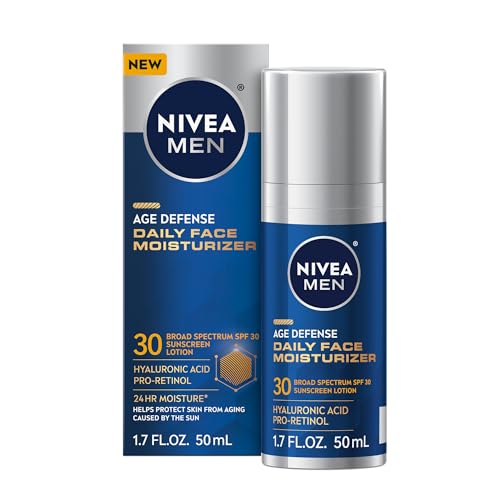 NIVEA MEN Age Defense Daily Fa...UVA/UVB Rays,1.7 Fl Oz Bottle