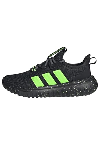adidas Unisex-Kids Kaptir 4.0, Black/Lime Burst/White, 13