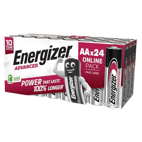 (-29%) Energizer Advanced - AA Batterien (24 Stück) - 1,5V Alkali-Batterien