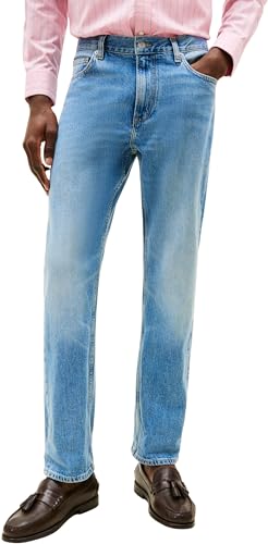 🔥 SELTEN SO GÜNSTIG (-76%) Tommy Hilfiger Herren Jeans Hose Regular Mercer Mid Rise, Blau (Bennet Blue), 36W/36L