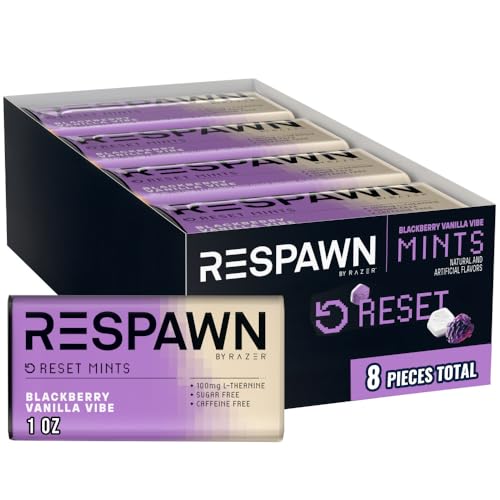 By Razer Reset Blackberry Vanilla Sugar Free Mints Bulk 8 Pack 1oz Or