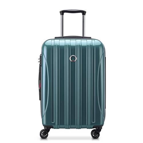 DELSEY PARIS Helium Aero Hardside Expandable Luggage with Spinner Wheels, Metallic Green, Carry-On 21 Inch Metallic Green Carry-On 21 Inch