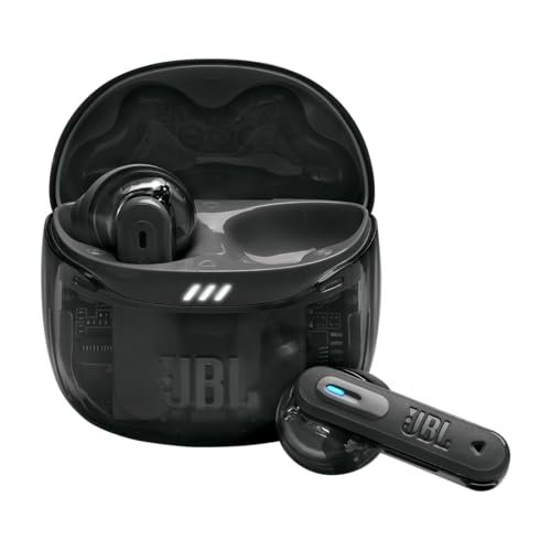 (-24%) JBL Tune Flex Ghost 2, Kabellose Bluetooth-In-Ear-Ohrhörer mit Noise-Cancelling, 48 h Wiedergabezeit, IP54 wasser - und staubgeschützt, Multipoint-Verbindung, Ergonomisches Design, Black Ghost