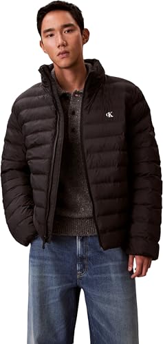 (-38%) Calvin Klein Jeans Herren LS NYLN MD WT HDD F LV04RC511G Jacken, Schwarz (Black), XXL, Schwarz (Schwarz), XXL