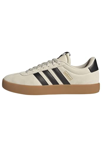 (-25%) adidas Herren Vl Court 3.0 Shoes, Alumina/Core Black/Gold Metallic, 35.5 EU