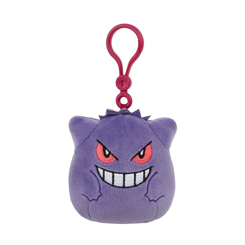 Squishmallows Original Pokémon Gengar Clip - Ultrasoft Official Jazwares Plush