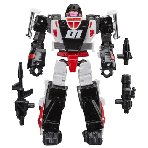 Transformers Age of The Primes Deluxe Class Decepticon Crasher, 5.5-inch Converting Action Figure, Robot Toys for Ages 8+