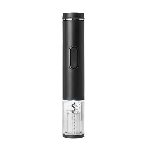 Amazon Basics Cordless Electric Wine Opener with Foil Cutter, Battery Operated, BlackOster Cordless Electric Wine Bottl