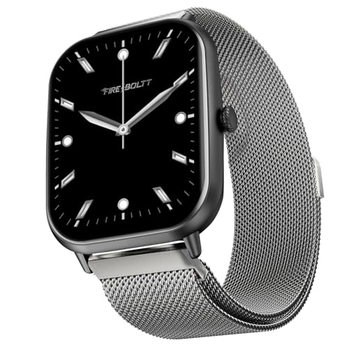 Fire-Boltt Ninja Call Pro Max Ultra Bluetooth Calling Smart Watch, 2.01" HD Display, 120+ Sports Modes, Health Suite, AI Voice Assistance, SpO2 Smartw