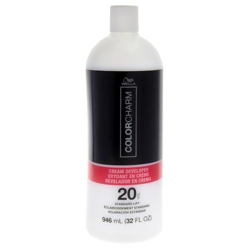 COLORCHARM Cream Hair Color Developer | 20 Volume | For Optimal Gray Blending and Rich Multi-Dimensional End Results | 32 Fl Oz