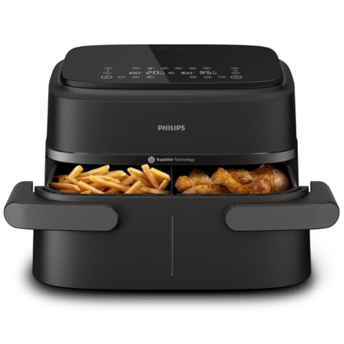 (-37%) Philips Airfryer 1000 Serie Heißluftfritteuse, Schwarz, 7,1 L