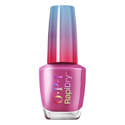 OPI RapiDry ASAPink | Opaque Bright Pink Crème Quick Dry Nail Polish | Vegan, Smudge Proof, Fast Drying