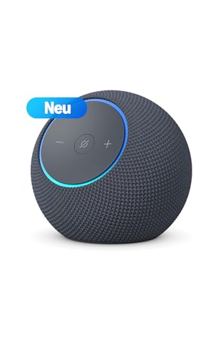 (-20%) Zertifiziert und generalüberholt Amazon Echo Dot Max (neueste Generation), Alexa-Lautsprecher mit raumfüllendem Klang und integriertem Smart-Home-Hub, Graphit