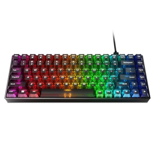 Lenovo Legion K510 Mini Pro Gaming Keyboard, 16.8 Million Colors RGB Per Key, Programmable |100% Anti Ghosting Mechanical switches |Customizable| USB 