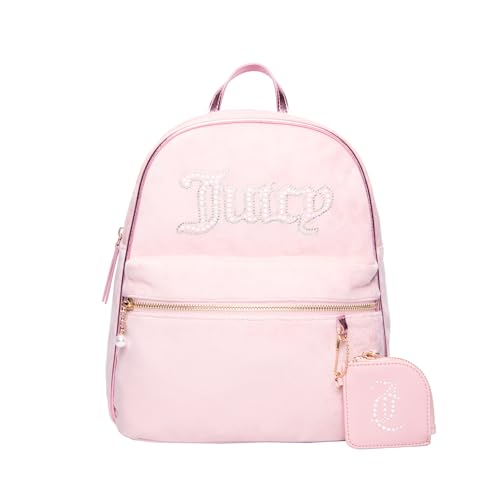 Juicy Couture Women's String of Pearls Backpack, Pink Diamond/Pink, One Size