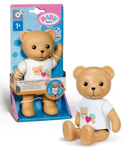 BABY born Splish Splash badspeelgoed Teddy - Grootte 15 cm - Met mechanische zwemfunctie - Werkt helemaal zonder batterijen - Geschikt voor kinderen vanaf 1 jaar