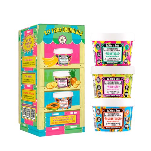Lola Cosmetics Kit Cronograma Capilar Be(m) Dita Ghee - 3 Produtos