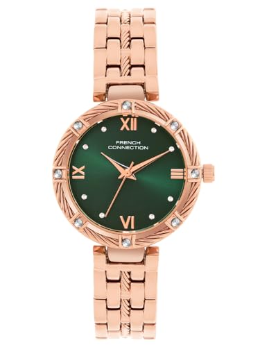 French Connection Analog Green Dial Women's Watch-FCB5NRGM