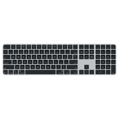 Apple Magic Keyboard with Touch ID and Numeric Keypad for Mac Models with Apple Silicon - US English - Black Keys