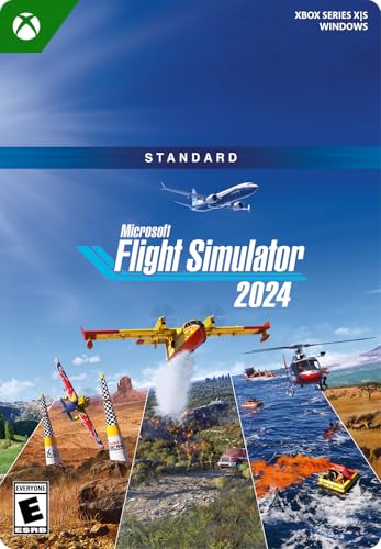 Microsoft Flight Simulator 2024 – Standard Edition – Play on Xbox Series X|S and Windows [Digital Code]