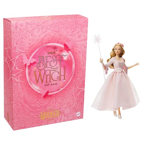 Mattel Universal Pictures’ Wicked: for Good Collectible Glinda Fashion Doll with Removable Outfit, Inspired by The Movie, Amazon Exclusive (Amazon Exclusive)