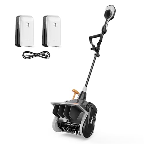 Litheli U20 Cordless Snow Shovel, 20V 12-Inch Battery Powered Snow Thrower for Driveway