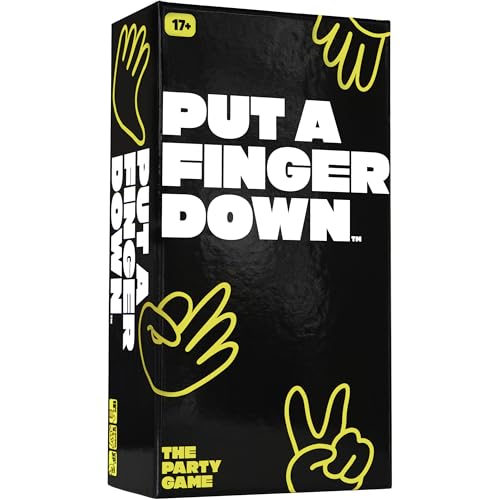 PUT A FINGER DOWN - The Viral Party Game That Will Have Everyone Talking - Funny Adult Card Game & Icebreaker Ideas, Game Nights, & Big or Small Groups, 400 Cards for 2+ Players