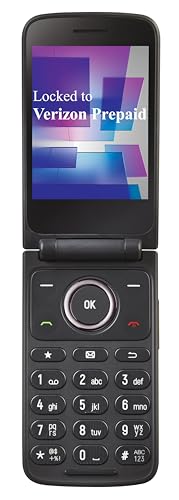 Verizon Prepaid TCL Go Flip 7 (T435S), 4G LTE Flip Phone, Easy-to-Use with Large Buttons, External Display, Long Battery Life - Locked to Verizon - Gray