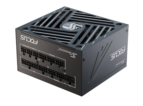 Seasonic Focus GX-850-850W - 80+ Gold - ATX 3.0 & PCIe 5.0 Ready - Fully Modular - Premium Japanese Capacitors - 10 Year Warranty - Nvidia RTX 40/50 & AMD GPU Compatible