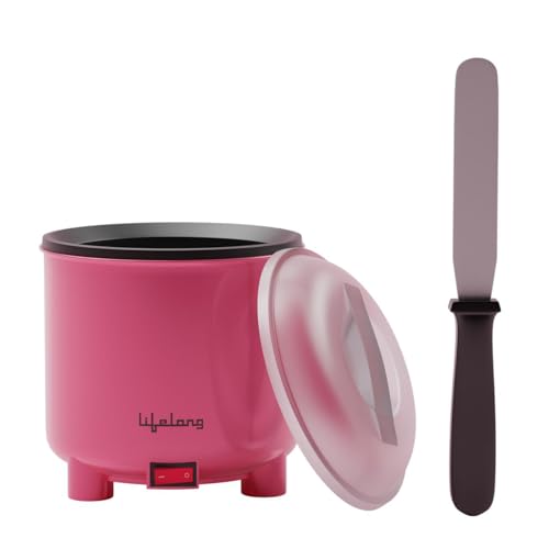 Lifelong Wax Heater with Wax Applicator Spatula for Waxing for Women | One Touch Operation Wax Heater Machine for Smooth Hair Removal | Quick & Easy H