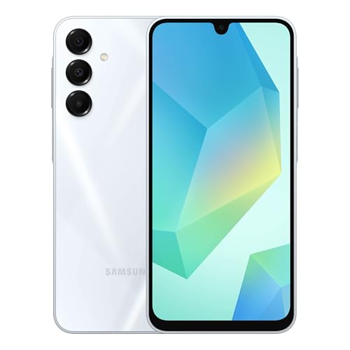 Samsung Galaxy A16 5G A Series, Unlocked Android Smartphone, Large AMOLED Display, Durable Design, Super Fast Charging, Expandable Storage, 5G Connectivity, US Version, 2025, Light Gray
