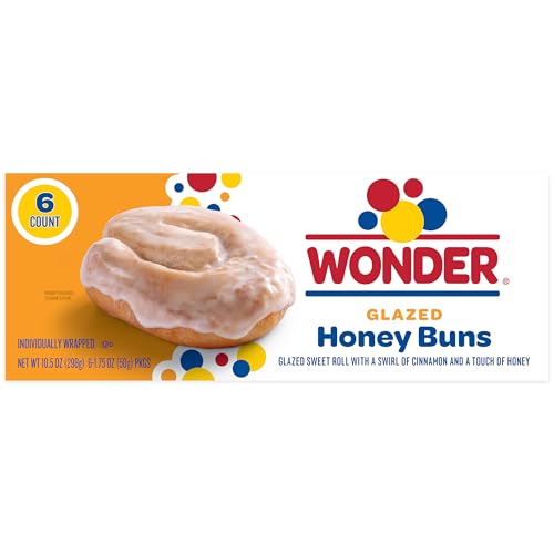 Wonder 6ct Glazed Honey Buns 10.5oz Multipack