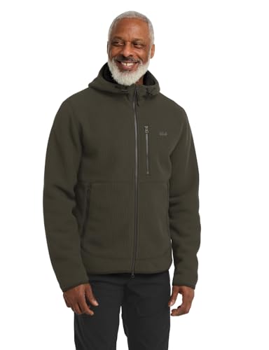 🔥 SELTEN SO GÜNSTIG (-73%) Jack Wolfskin Herren Lake Ridge Hooded Jkt M, Obsidian Moss, S EU