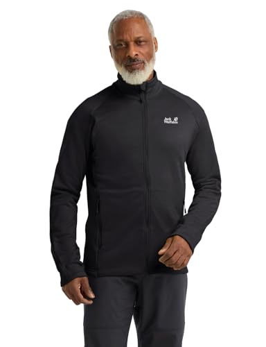 🔥 STARKER PREIS (-71%) Jack Wolfskin Herren Peak District Fz M, Schwarz, S EU