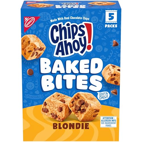 CHIPS AHOY! Baked Bites, Blondie, 5 - 1.5 oz Snack Packs (5 Bites per Pack) : Everything Else