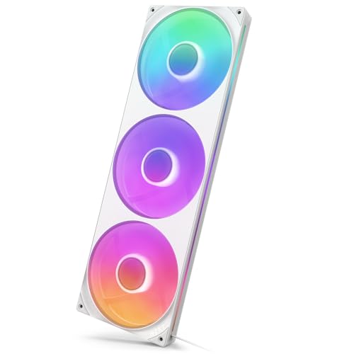 NZXT F420 RGB Core - 420mm single-frame RGB Lüfter - Weiß