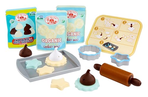 Little Tikes Creative Chefs Cookie Kit with Make-It Mix Play Sand, 11 Accessories, Realistic Pretend Play Baker Set, Boys, Girls, Ages 3+
