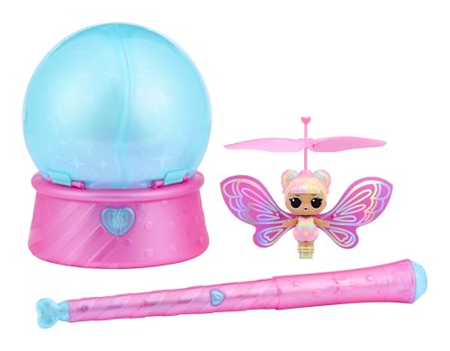 L.O.L. Surprise! Magic Flyers Fairies Tots - Flower Child - Includes 1 Doll and a Wand, Comes in a Flower-Shaped Packaging, Collect All 2, Rose