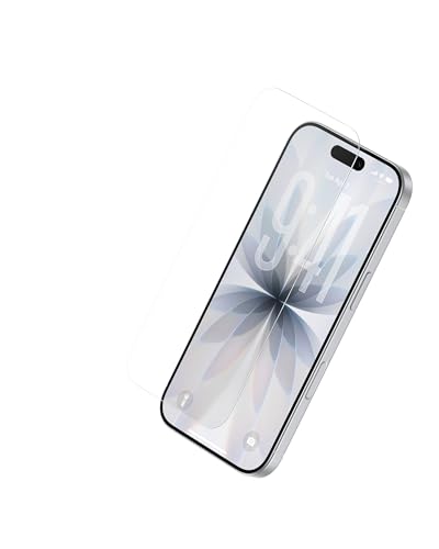 Belkin ScreenForce UltraGlass 2 Screen Protector for iPhone 17/16 Pro, 25X Stronger Glass, Scratch-Resistant & Impact Protection, Easy Align Tray for Bubble-Free Application, Made with Recycled Glass