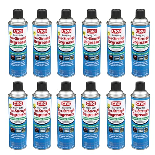 CRC 05483 Heavy Duty Pro-Strength Degreaser, 20 Wt Oz, [12 Pack]