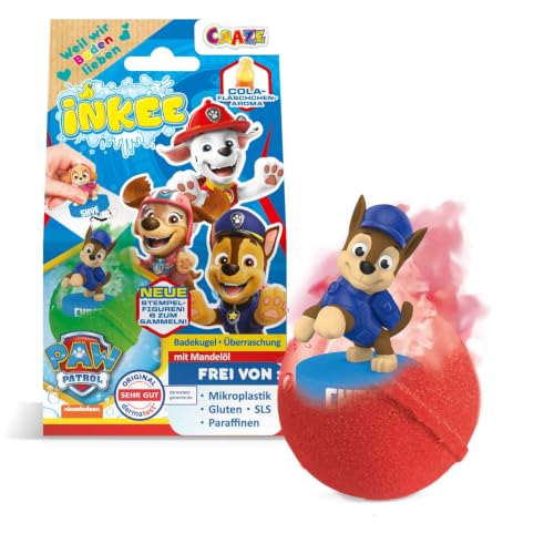 (-20%) INKEE PAW PATROL Badebombe Kinder mit Überraschung - 80g Badekugel