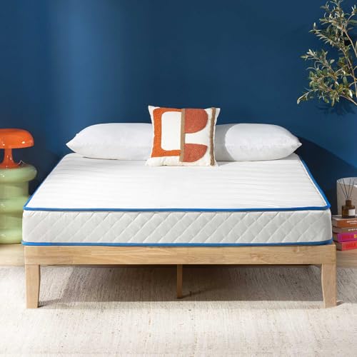Best Price Mattress 6 Inch Bonnell Spring Hybrid Mattress, Tight Top, Certified Safe Foams & Fabric, Mattress in a Box, Twin