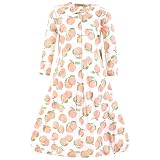 Hudson Baby Unisex Baby Long Sleeve Cotton Jersey Sleeping Bag, Sack, Blanket, Peach, 18-24 Months