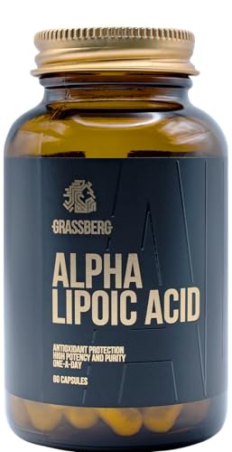 GRASSBERGS GRASSBERG - Alpha-Lipoic Acid | Supports Cell Protection and Energy Balance - 60 Capsules